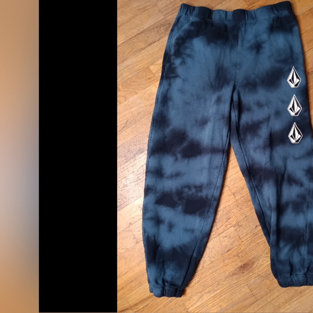 Volcom tye dye dark blue joggers Size S